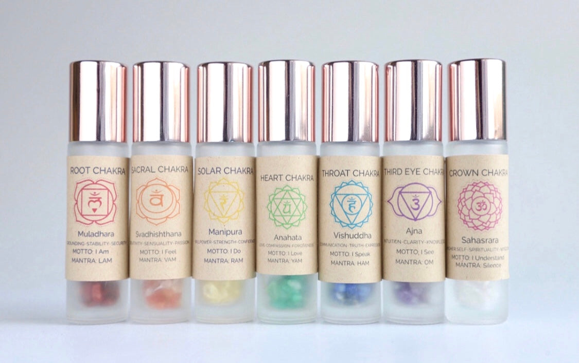 7 Chakra Balance Oil Roll On Set