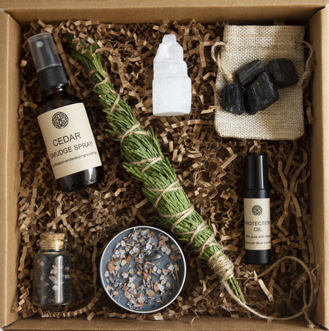 Protection Kit~ Protection Ritual Kit~House Protection Crystal Grid